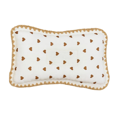 Rectangular Baby Pillow - Golden Heart