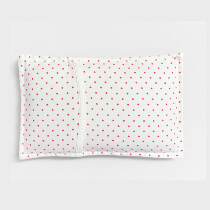 Mustard Seed Rai Pillow - Pink Polka Pop