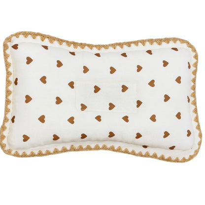 Rectangular Baby Pillow - Golden Heart