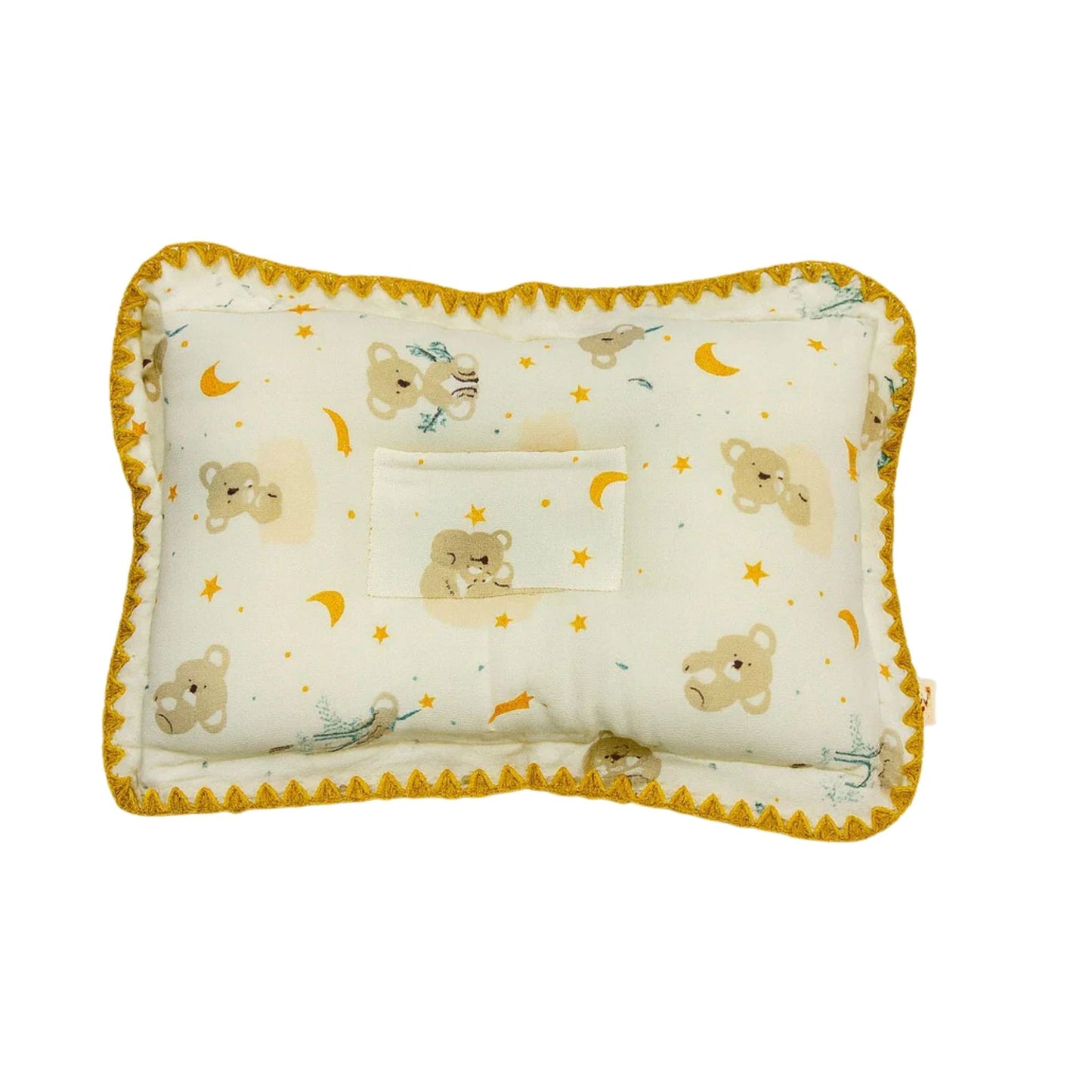 Rectangular Baby Pillow - Twinkle Bear