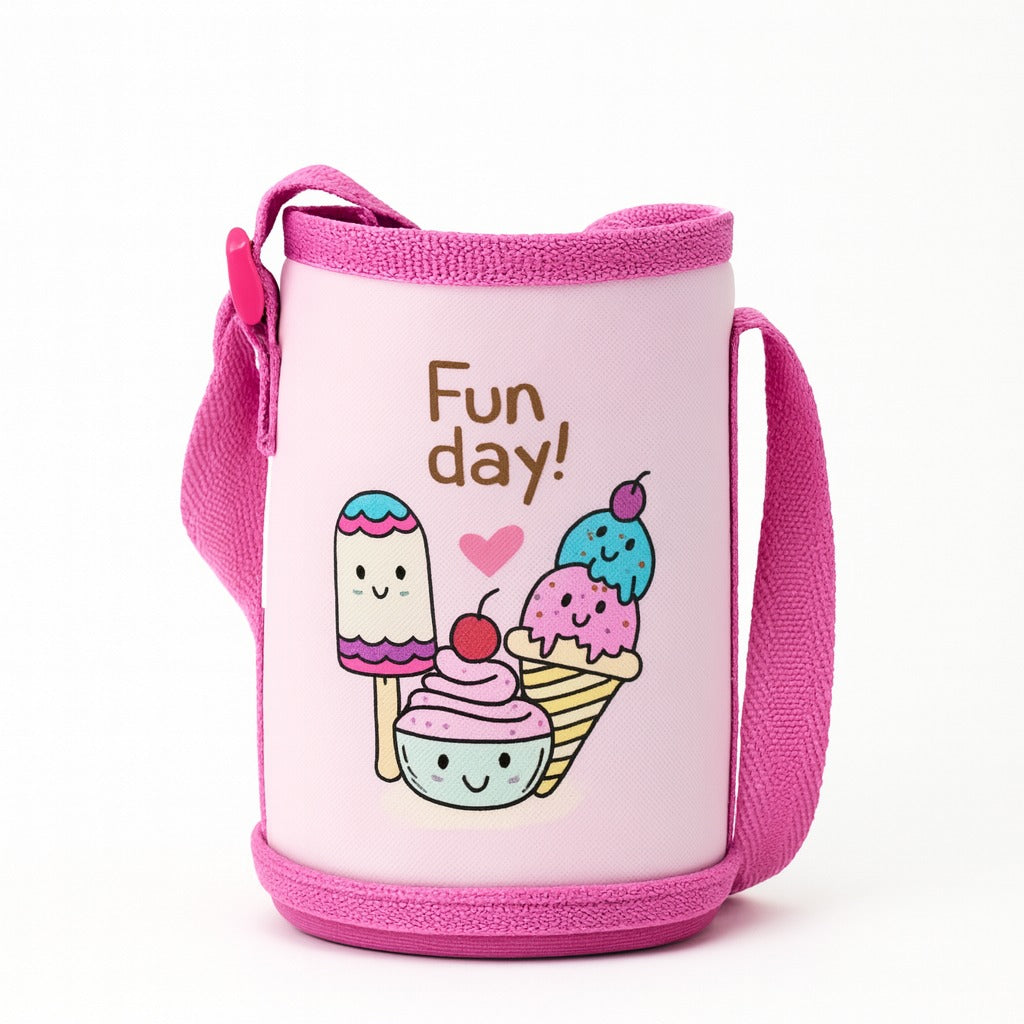 Stainless Steel Insulated Hot & Cold Sipper With Protective Cover 500ml - Cupcake Carnival