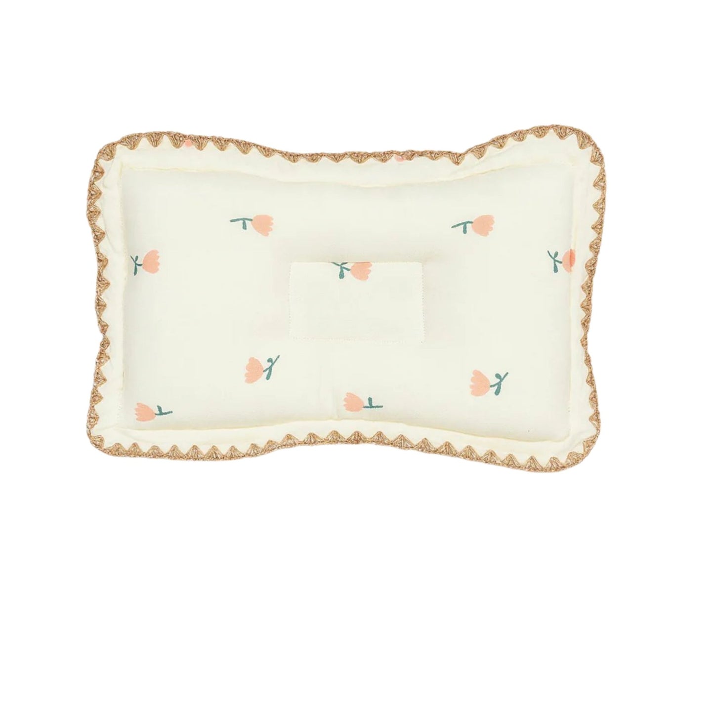 Rectangular Baby Pillow - Blush Blossom