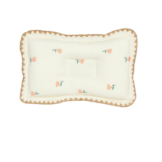 Rectangular Baby Pillow - Blush Blossom