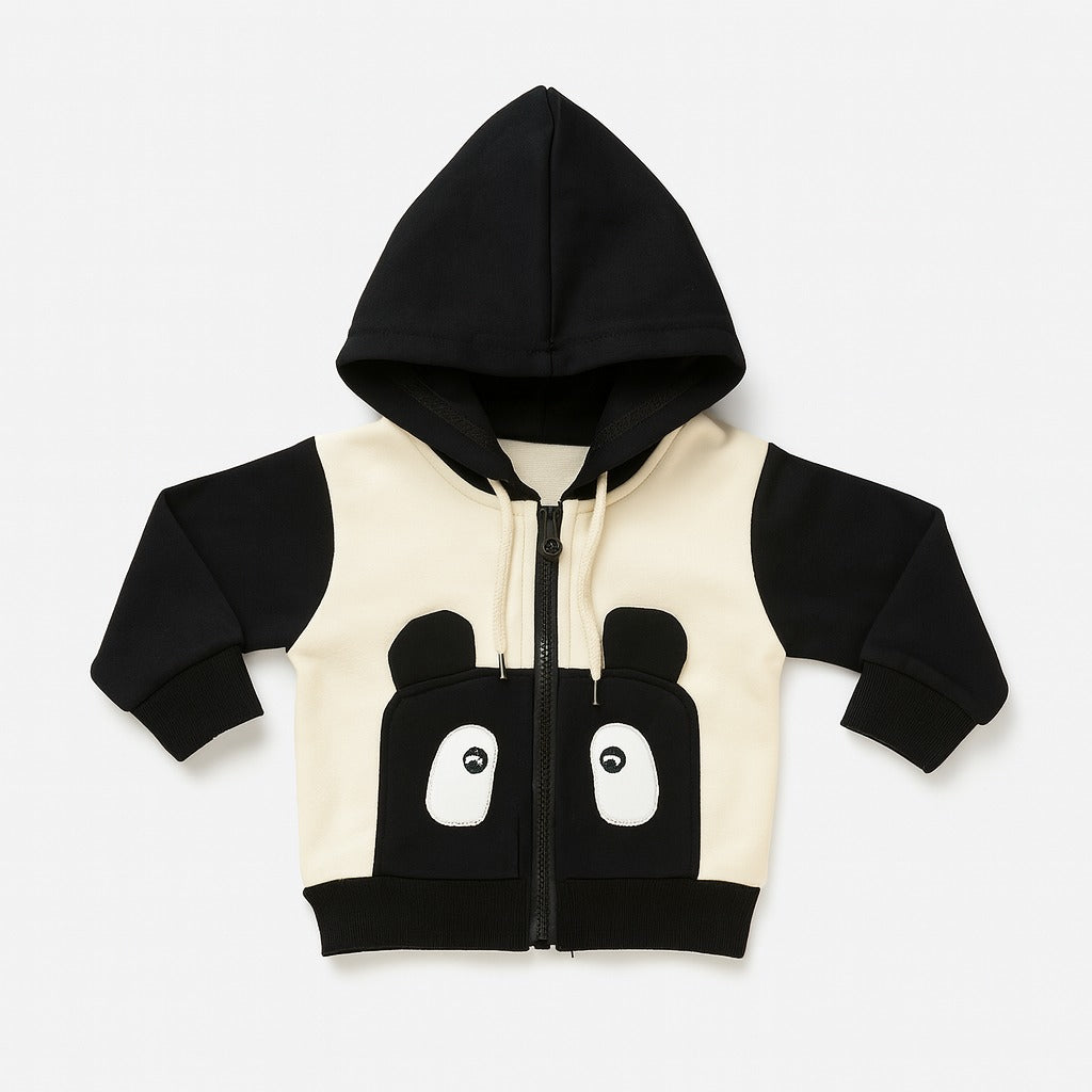 Winter Hoodie & Jogger Pants Co-ord Set - Midnight Panda