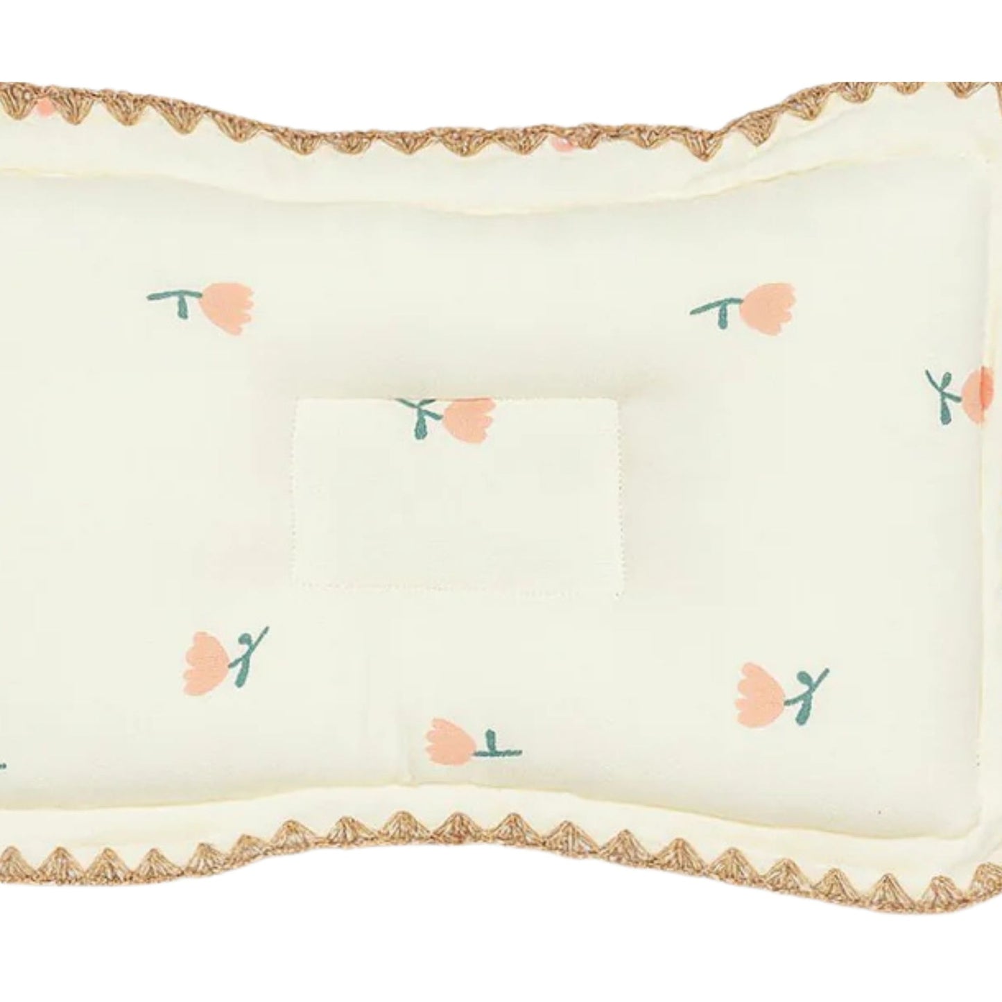 Rectangular Baby Pillow - Blush Blossom