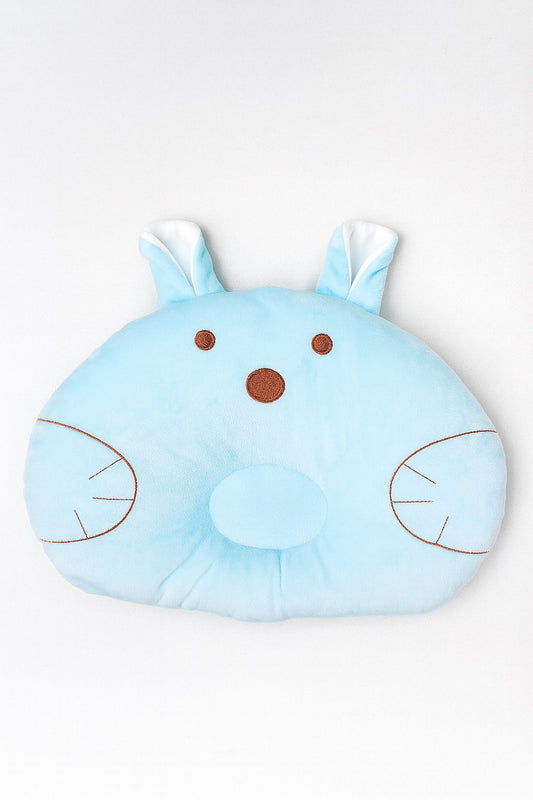 Blue Cuddly Bunny Pillow