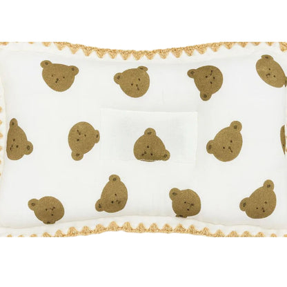 Rectangular Baby Pillow - Honey Bear