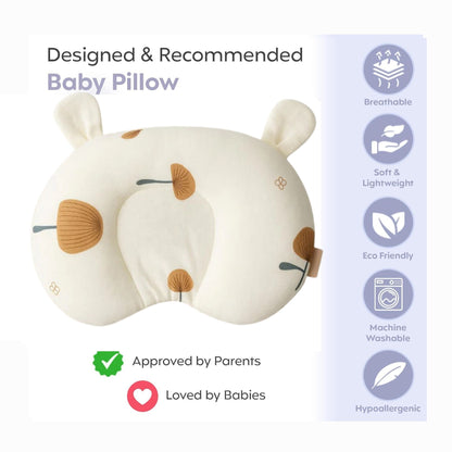 U shape Pillow Mushroom Brown