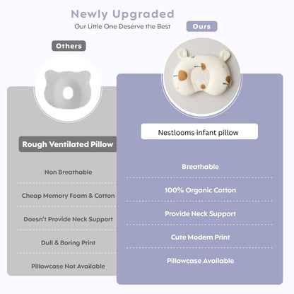 U shape Pillow Mushroom Brown