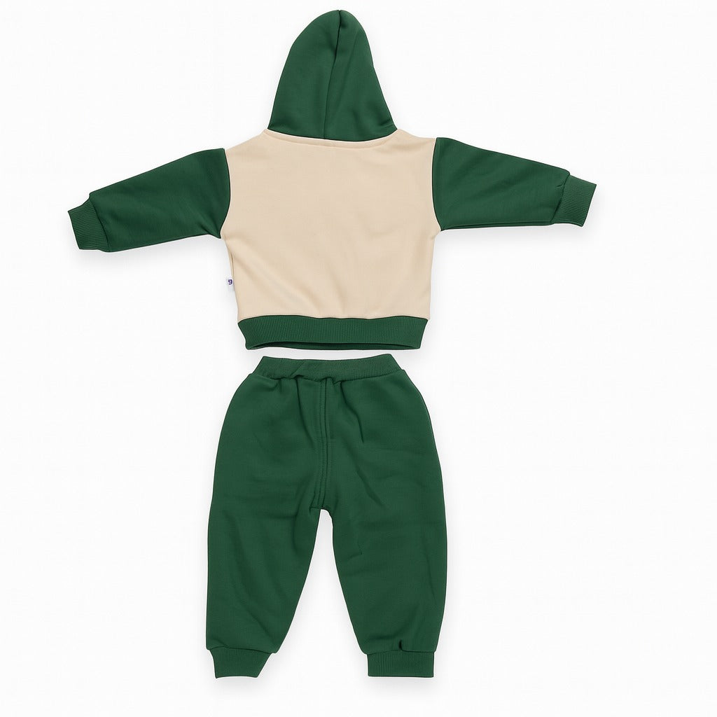 Winter Hoodie & Jogger Pants Co-ord Set - Leafy Panda