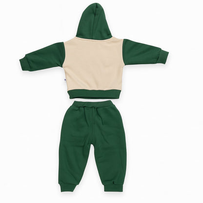 Winter Hoodie & Jogger Pants Co-ord Set - Leafy Panda