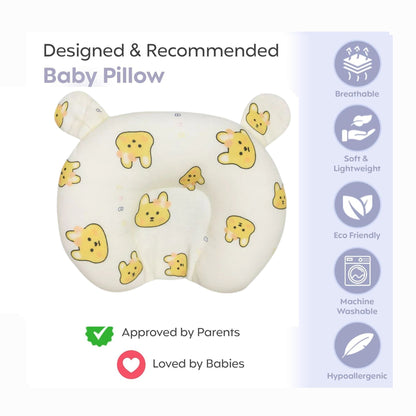 U Shape Pillow - Yellow Bunny