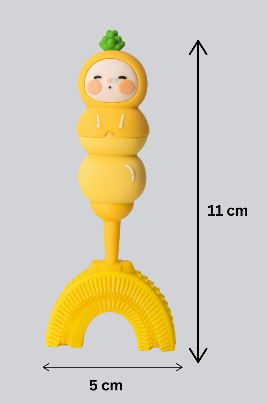 U-Shaped Toothbrush - Sunny Pineapple
