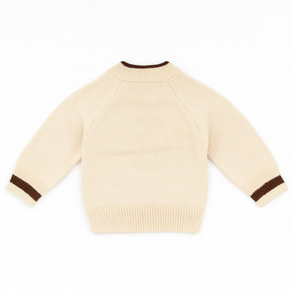 Knitted Baby Sweater - Bobby Bear