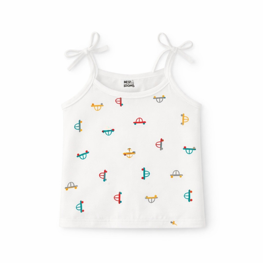 Dori Jhabla- Organic Cotton Muslin - Tiny Wheels