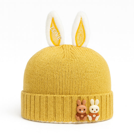 Woolen Bunny Beanie - Butter Hop