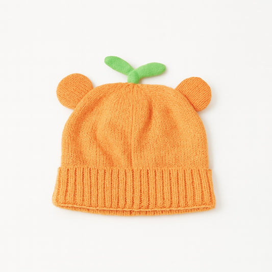 Woolen Froggo Beanie  - Vibrant Orange