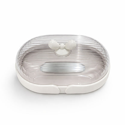 Soap Holder - Sweet Bow - Ivory Cloud