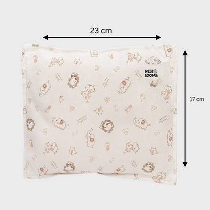Mustard Seed Rai Pillow - Little Zoo Crew