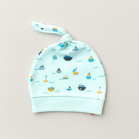 Baby beanie - Boat (Light Green)