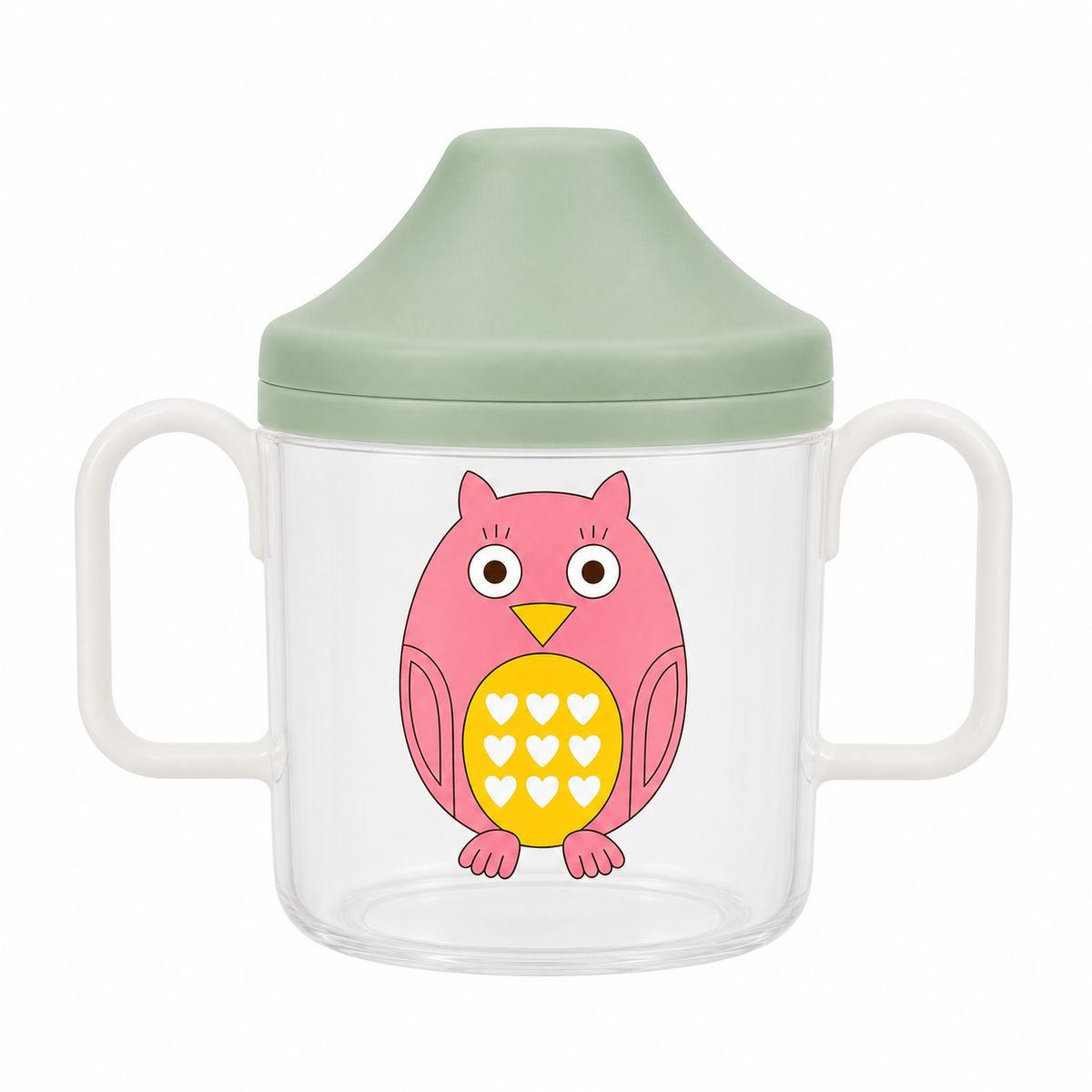 Baby Spout Sipper Cup - Transparent (Green)