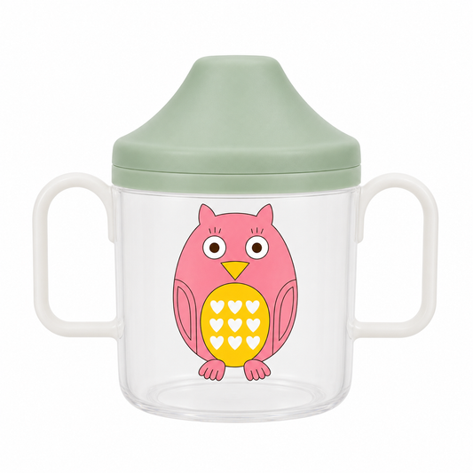 Baby Spout Sipper Cup - Transparent (Green)