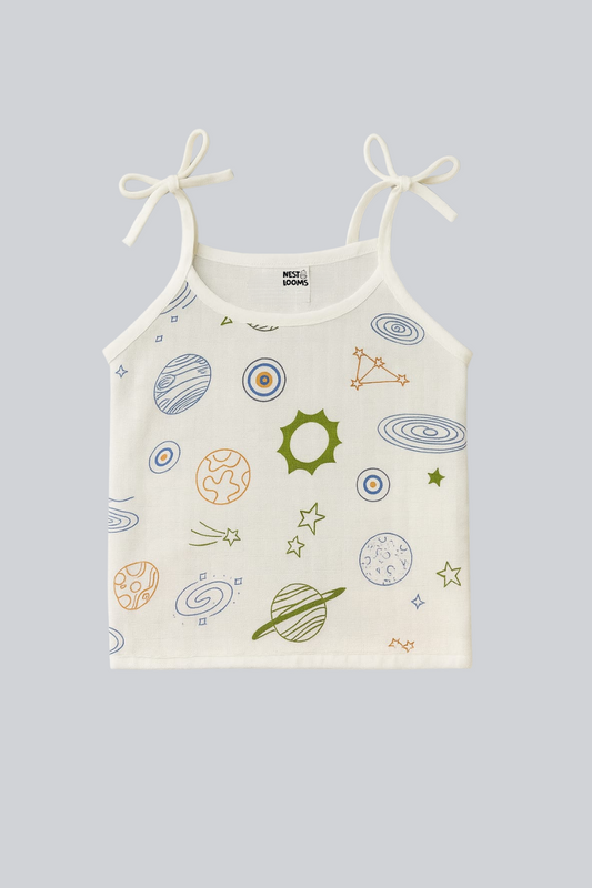 Dori Jhabla- Organic Cotton Muslin - Galaxy Dreams