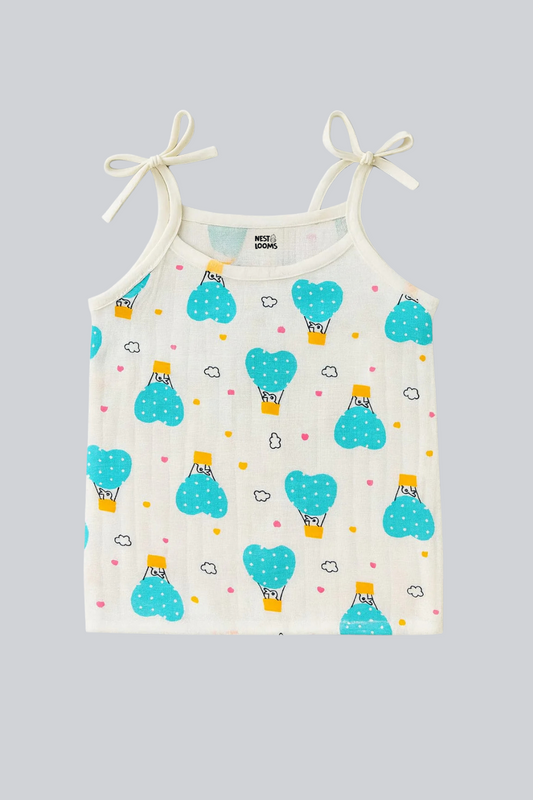 Dori Jhabla- Organic Cotton Muslin - Cloud Ride