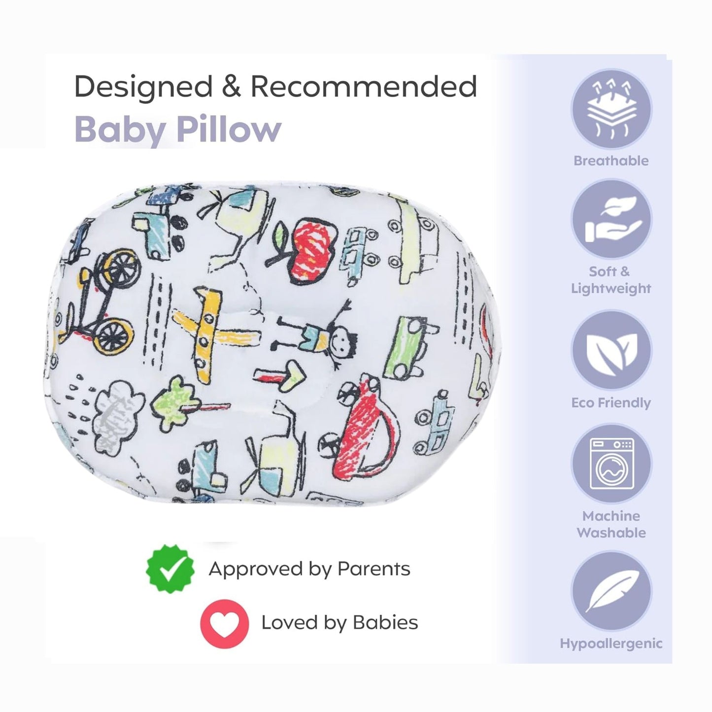 Infant Pillow Cartoon