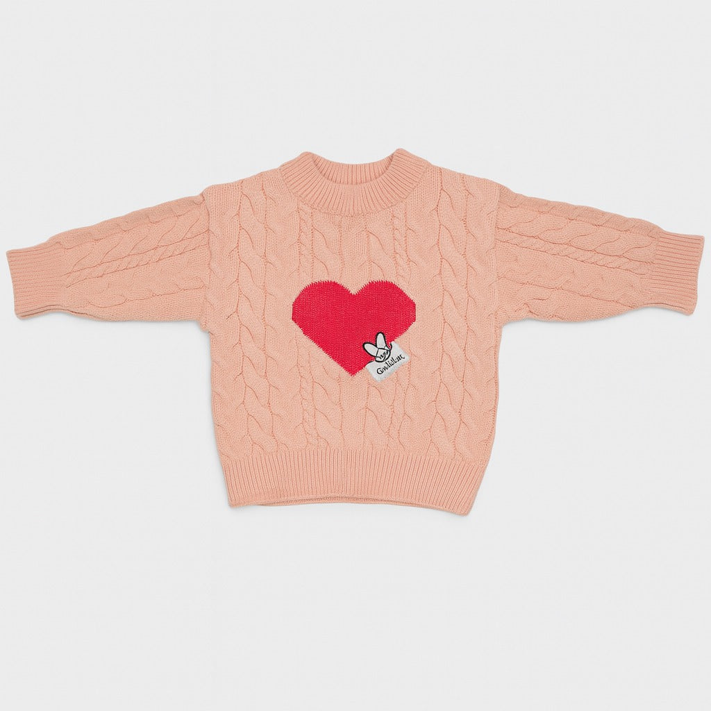Knitted Sweater & Skirt Set - Bubblegum Love