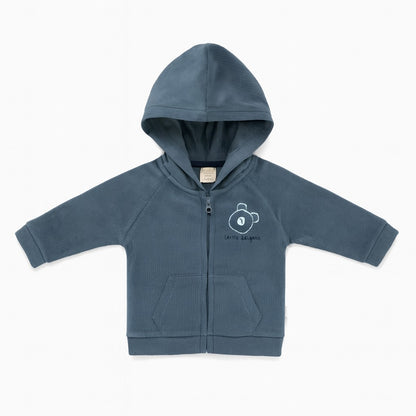 Winter Hoodie & Jogger Pants Co-ord Set - Blue Safari Friends