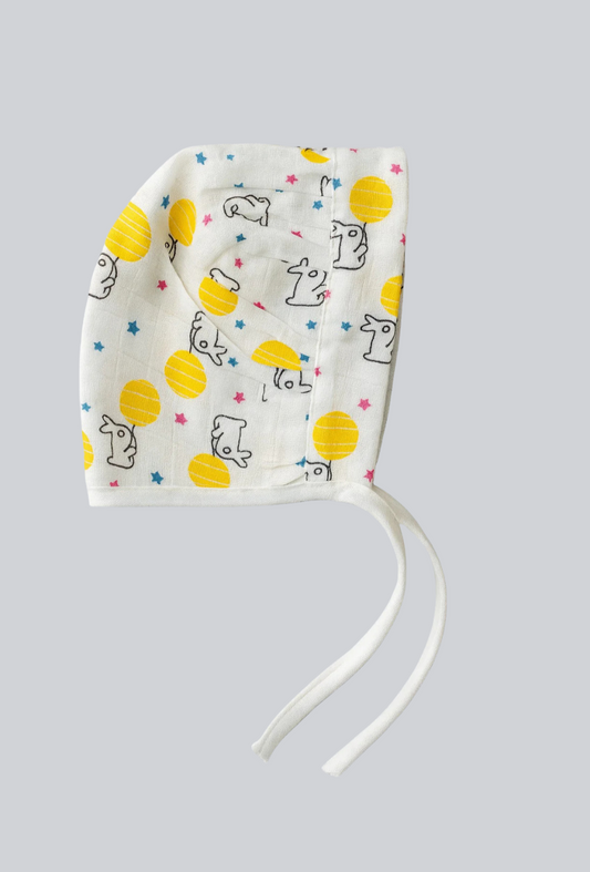 Muslin Dori Cap - Sunny Bunny