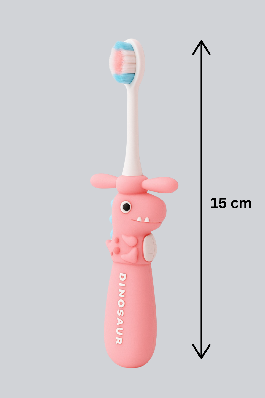 Kids Toothbrush - Pink Twisty Dino