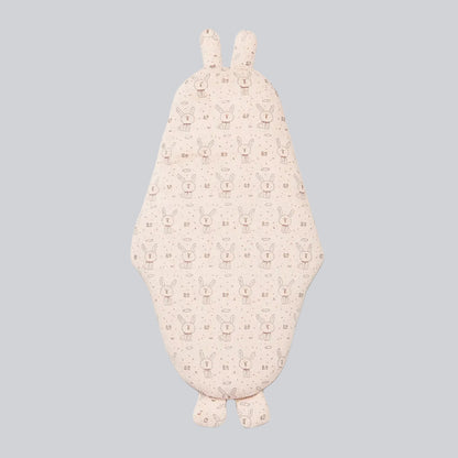 Baby Hooded Wrapper  - Bunny Doodle