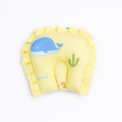 Baby Bedding Set With Mosquito Net & Head Support Pillow - Coral Tlaes