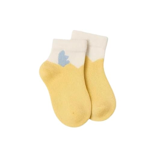 Unisex Baby Socks- set of 3 Yellow, White
