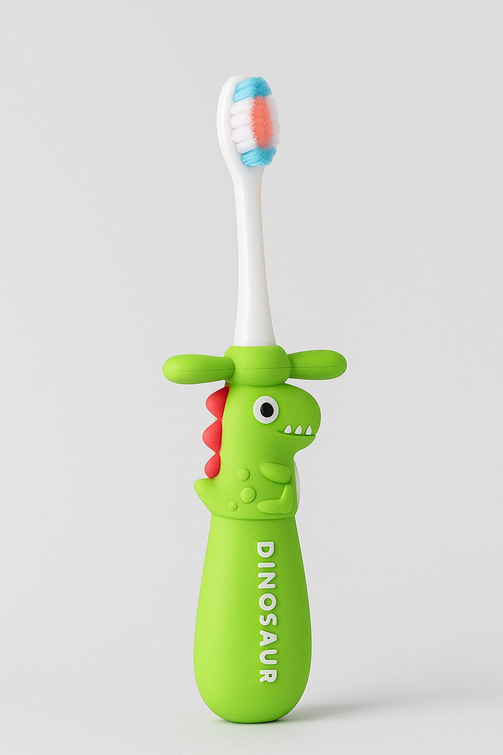 Green Twisty Dino Toothbrush For Kids