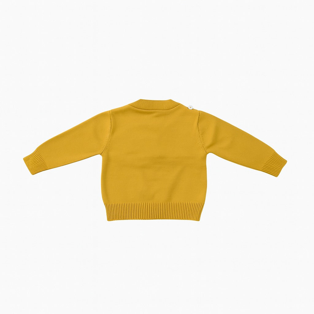Embroidered Knit Co-ord Set - Sunny Blossom