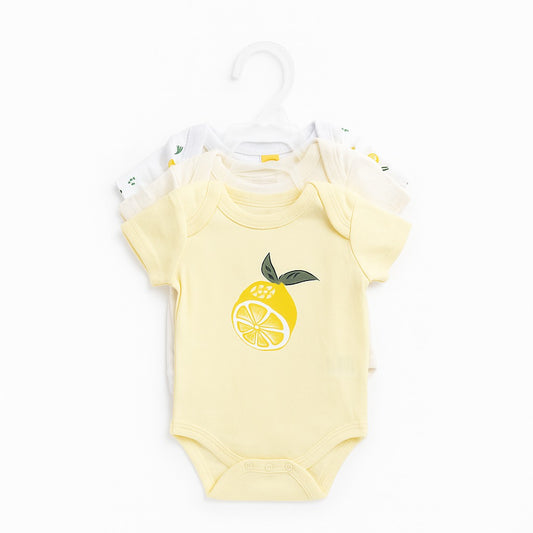 Cotton Baby Onesie - Zesty Lemon