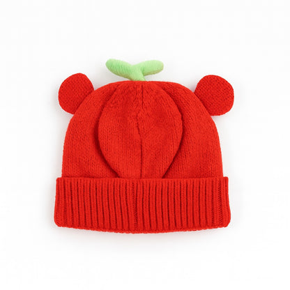 Woolen Froggo Beanie - Bright Red