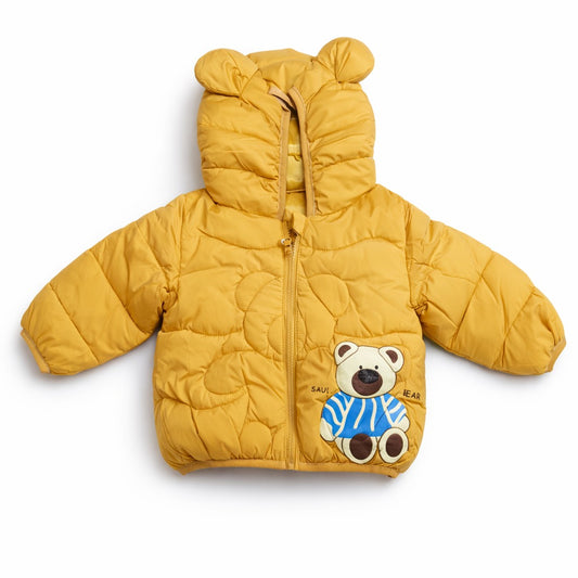 Hooded Puffer Jacket - Sunny Teddy