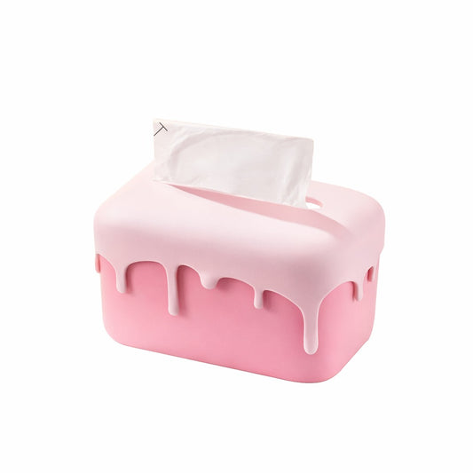 Decorative Baby Wipes & Tissue Storage Box - Strawberry Drip