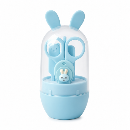 Baby Grooming Kit With Scissors- blue