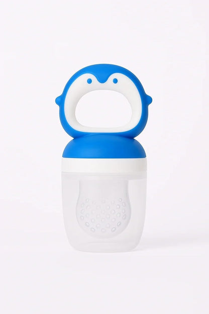Silicone Fruit Nibbler - Blue Penguin Pop