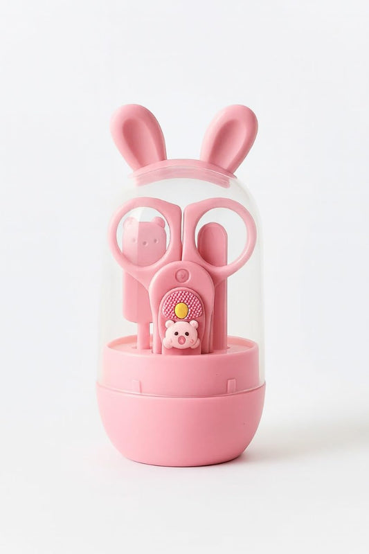 Baby Grooming Kit With Scissors- pink