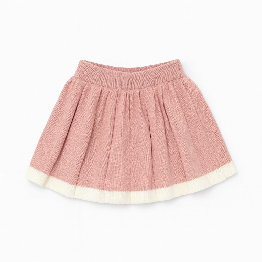 Knitted Sweater & Skirt Set - Bubblegum Love