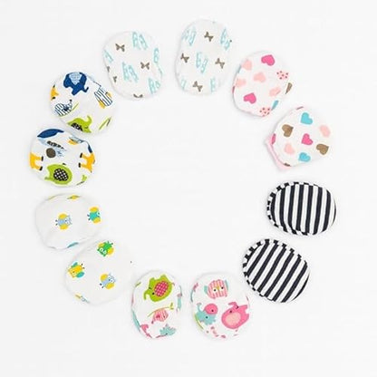 Baby Assorted Booties - Set of 6 Mix Print