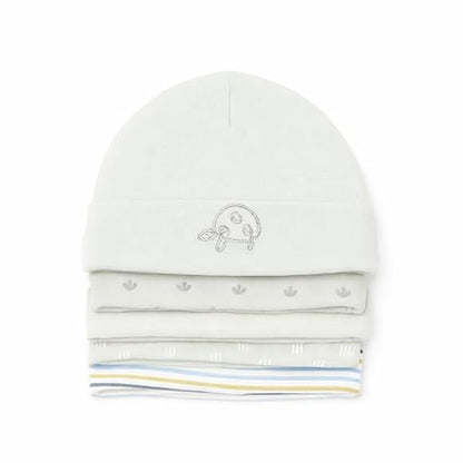 Unisex Baby Beanies Set of 5 - Mint Meadow