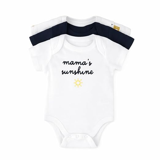 Cotton Baby Onesie - Mama's sunshine ( white )