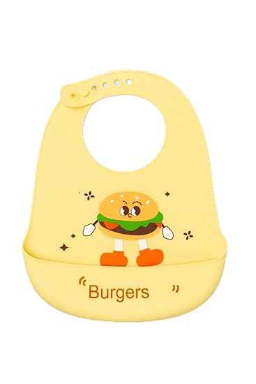 Silicone Feeding Bib - Burger Buddy